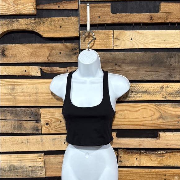 Girlfriend Collective Black Racerback Sports Bra‎ Size Small - Picture 1 of 7